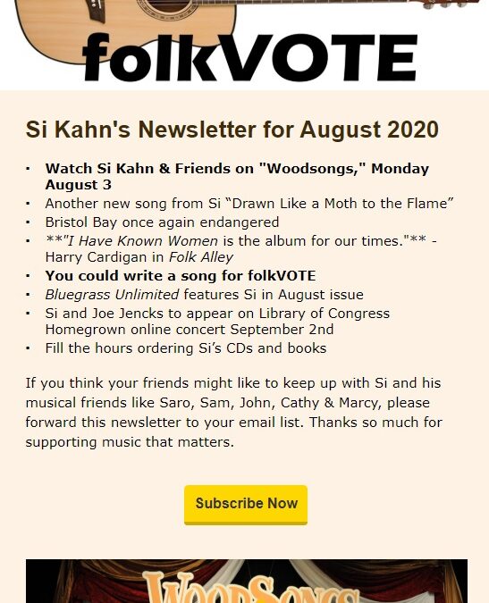 My August Newsletter is online now